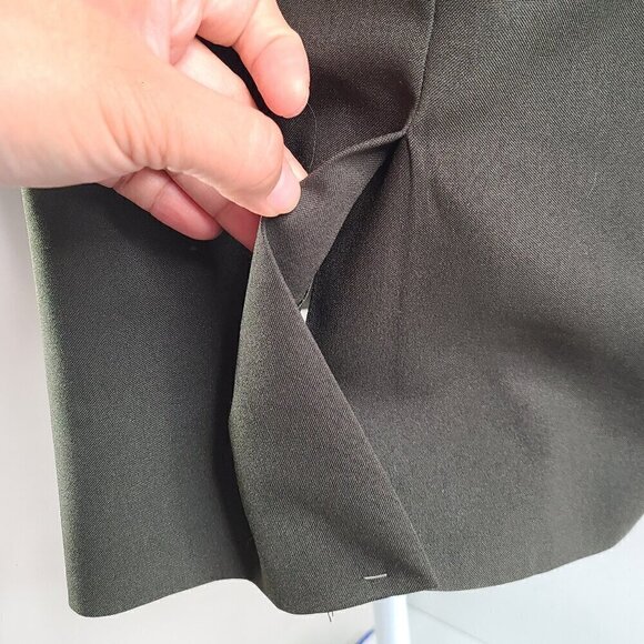 NWT Alain Dupetit Olive Green Sport Coat Two Button Blazer - Picture 5 of 10